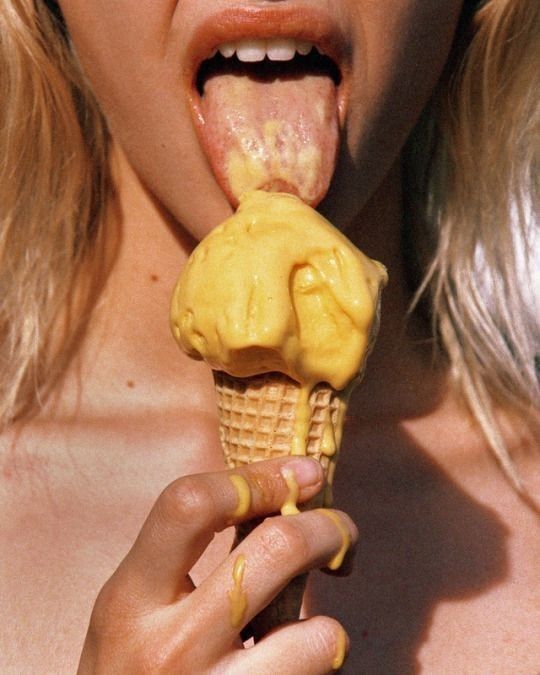 Ice cream close-up